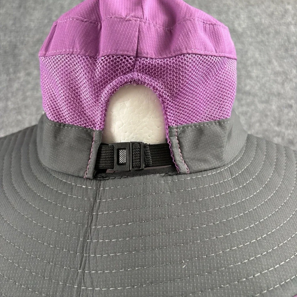 SunShade Hat Women's Purple Gray Wide Brim Sun Outdoor Hiking Boho Gorpcore